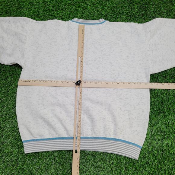 Vintage 1991 Anaheim Sweatshirt Women L/XL 24x23 Ringer Baggy - Picture 7 of 15